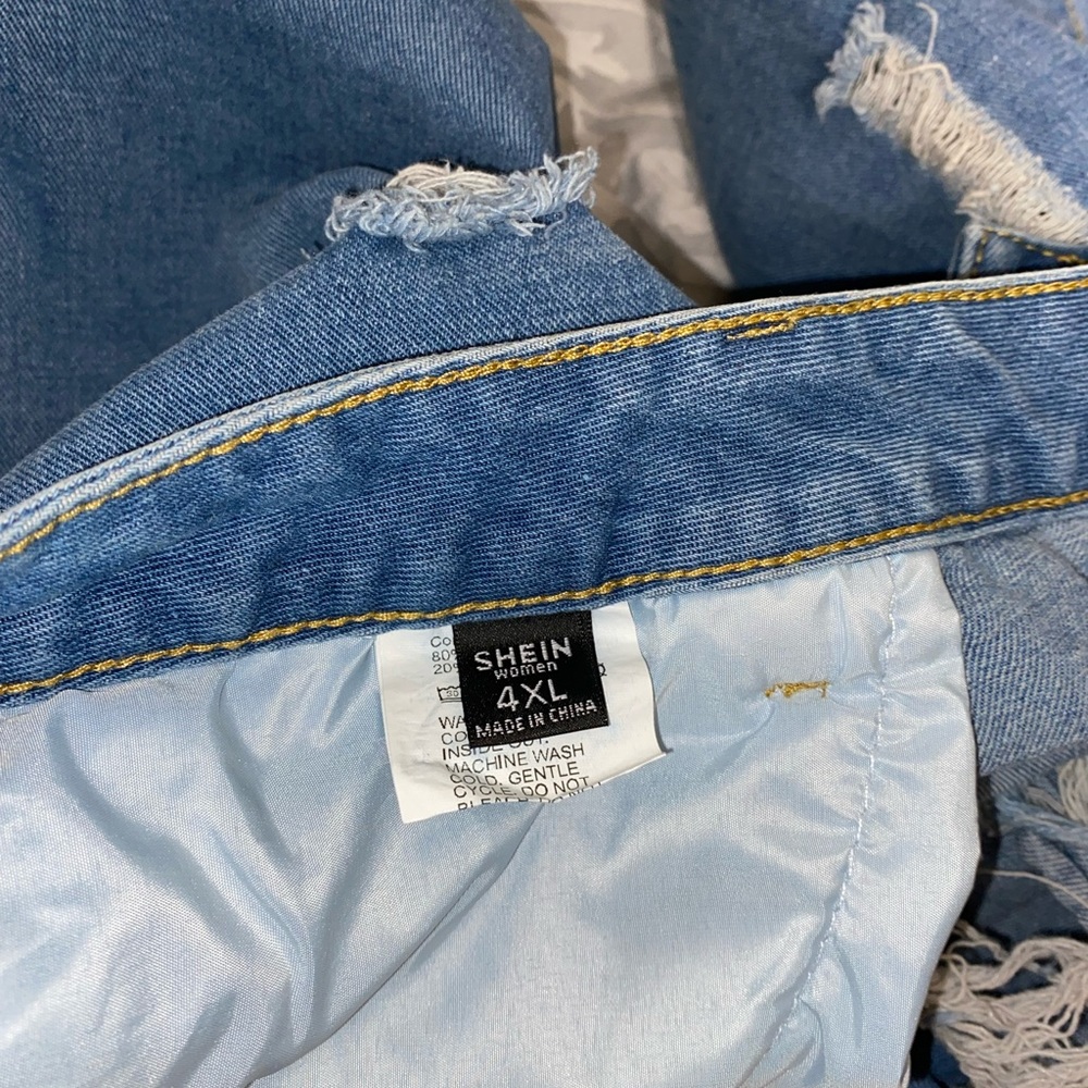 Woman plus size jeans